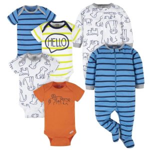 Onesies x Gerber.  Set de Pijamas y Body. Boy - 6-9M