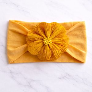 Headband Garden.  Mostaza.  Unitalla