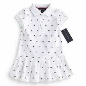 Vestido tipo polo con cubrepañal – 24M | Tommy Hilfiger