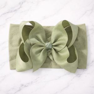 Headband Moño Boutique.  Perfect Green