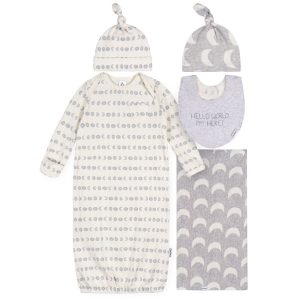 Gerber.  Set de Regalo para Nene de 5 Piezas.  Moon. 0-6M