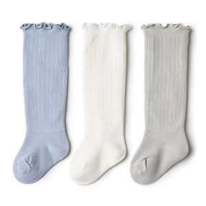 3 Pack Calceta Alta Elegant Neutral.  Petit Mont