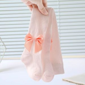 Panty con Moño Blend Algodón.  Rosé.  Petit Mont
