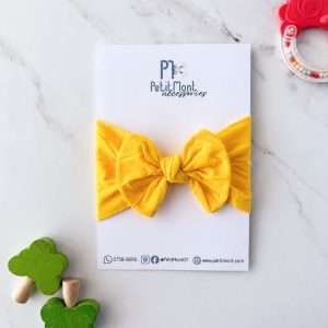 Headband Clásica Lisa Unitalla- Amarillo Pollito