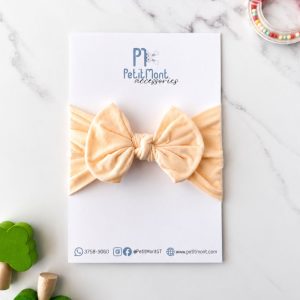 Headband Clásica Lisa Unitalla- Peach