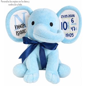 Elefante de Nacimiento Personalizado: Mi Primer Recuerdo Sergiolino